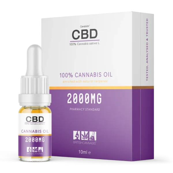 100% Cannabis CBD Oil - 2000mg