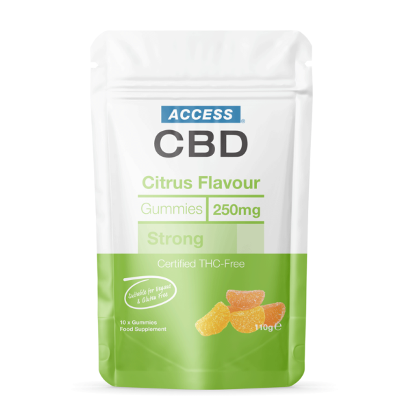 Access CBD 250mg Gummies | Citrus Flavour